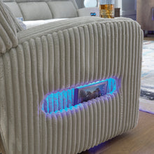 Load image into Gallery viewer, Forest Lake Power Reclining Loveseat with Console