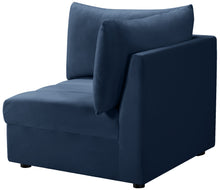 Load image into Gallery viewer, Jacob Navy Velvet Corner
