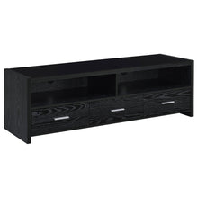 Load image into Gallery viewer, Alton 62&quot; 3-drawer TV Console Black Oak image