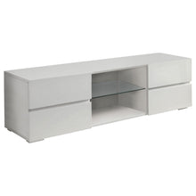 Load image into Gallery viewer, Galvin 4-drawer TV Console Glossy White image