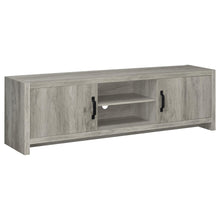 Load image into Gallery viewer, Burke 2-door TV Console Grey Driftwood image