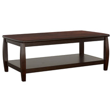 Load image into Gallery viewer, Dixon Rectangular Coffee Table with Lower Shelf Espresso image