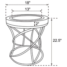 Load image into Gallery viewer, Elise End &amp; Side Table