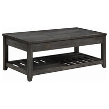 Load image into Gallery viewer, Cliffview Lift Top Coffee Table with Storage Cavities Grey image