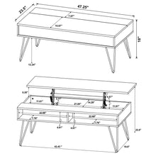 Load image into Gallery viewer, Fanning Lift-Top Coffee Table Set