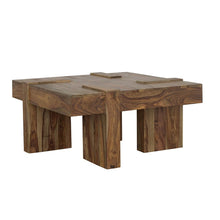 Load image into Gallery viewer, Samira Wooden Square Coffee Table Natural Sheesham image