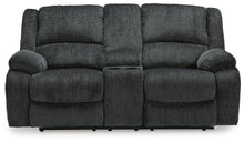 Load image into Gallery viewer, Draycoll Reclining Loveseat with Console