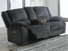 Load image into Gallery viewer, Draycoll Power Reclining Loveseat with Console