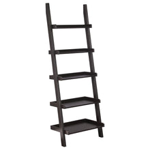 Load image into Gallery viewer, Colella 5-shelf Ladder Bookcase Cappuccino image