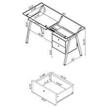 Load image into Gallery viewer, Weaving Computer Desk