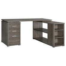 Load image into Gallery viewer, Yvette L-shape Office Desk Weathered Grey image