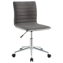 Load image into Gallery viewer, Chryses Adjustable Height Office Chair Grey and Chrome image