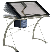Load image into Gallery viewer, Melo 3-Drawer Drafting Desk Champagne