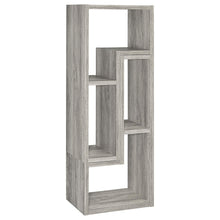 Load image into Gallery viewer, Velma Convertable Bookcase and TV Console Grey Driftwood image