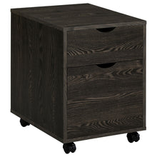 Load image into Gallery viewer, Noorvik 2-drawer Mobile File Cabinet Dark Oak image