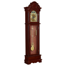 Load image into Gallery viewer, Diggory Grandfather Clock Brown Red and Clear image