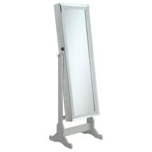 Load image into Gallery viewer, Elle Jewelry Cheval Mirror with Crytal Trim Silver image