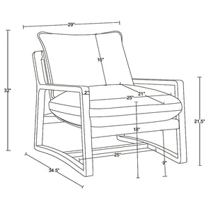 Geneva Accent Chairs White
