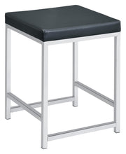 Load image into Gallery viewer, Afshan Upholstered Square Padded Cushion Vanity Stool image