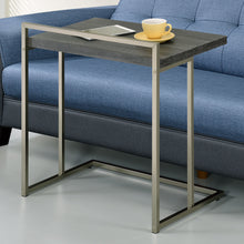 Load image into Gallery viewer, Dani Rectangular Snack Table with Metal Base