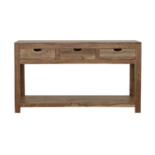 Load image into Gallery viewer, Esther 3-drawer Storage Console Table Natural Sheesham image