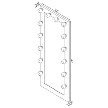 Load image into Gallery viewer, Zayan Floor Mirror with LED Lighting