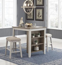 Load image into Gallery viewer, Skempton Counter Height Dining Table and Bar Stools (Set of 3)