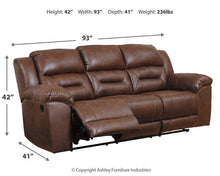 Load image into Gallery viewer, Stoneland Reclining Sofa