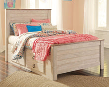 Load image into Gallery viewer, Willowton Bed with 2 Storage Drawers