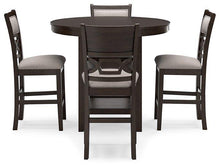 Load image into Gallery viewer, Langwest Counter Height Dining Table and 4 Barstools (Set of 5)