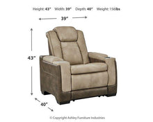 Load image into Gallery viewer, Next-Gen DuraPella Power Recliner