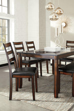 Load image into Gallery viewer, Coviar Dining Table and Chairs with Bench (Set of 6)