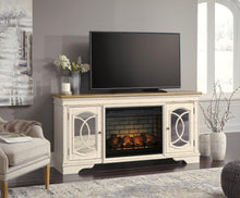 Load image into Gallery viewer, Realyn 74&quot; TV Stand with Electric Fireplace