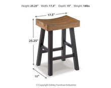 Load image into Gallery viewer, Glosco Counter Height Bar Stool