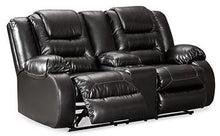 Load image into Gallery viewer, Vacherie Reclining Loveseat with Console