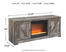 Load image into Gallery viewer, Wynnlow 63&quot; TV Stand with Electric Fireplace