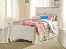 Load image into Gallery viewer, Willowton Bed with 2 Storage Drawers