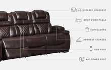 Load image into Gallery viewer, Warnerton Power Reclining Sofa