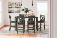 Load image into Gallery viewer, Caitbrook Counter Height Dining Table and Bar Stools (Set of 7)