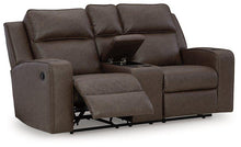 Load image into Gallery viewer, Lavenhorne Reclining Loveseat with Console