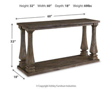 Load image into Gallery viewer, Johnelle Sofa Table