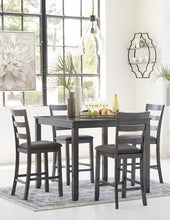 Load image into Gallery viewer, Bridson Counter Height Dining Table and Bar Stools (Set of 5)