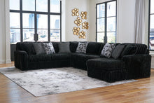 Load image into Gallery viewer, Midnight-Madness Sectional with Chaise