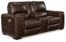 Load image into Gallery viewer, Alessandro Power Reclining Loveseat with Console