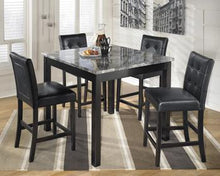 Load image into Gallery viewer, Maysville Counter Height Dining Table and Bar Stools (Set of 5)