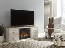 Load image into Gallery viewer, Willowton TV Stand with Electric Fireplace