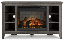 Load image into Gallery viewer, Arlenbry Corner TV Stand with Electric Fireplace