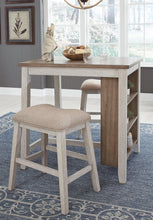 Load image into Gallery viewer, Skempton Counter Height Dining Table and Bar Stools (Set of 3)