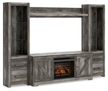 Load image into Gallery viewer, Wynnlow 4-Piece Entertainment Center with Electric Fireplace