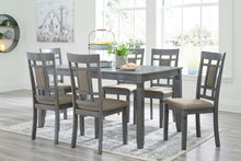 Load image into Gallery viewer, Jayemyer Dining Table and Chairs (Set of 7)